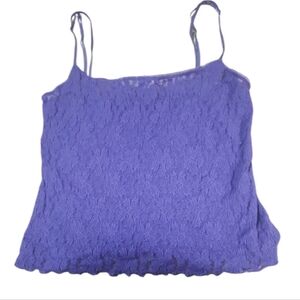 Vintage Purple Lace Women’s Cami Top Med